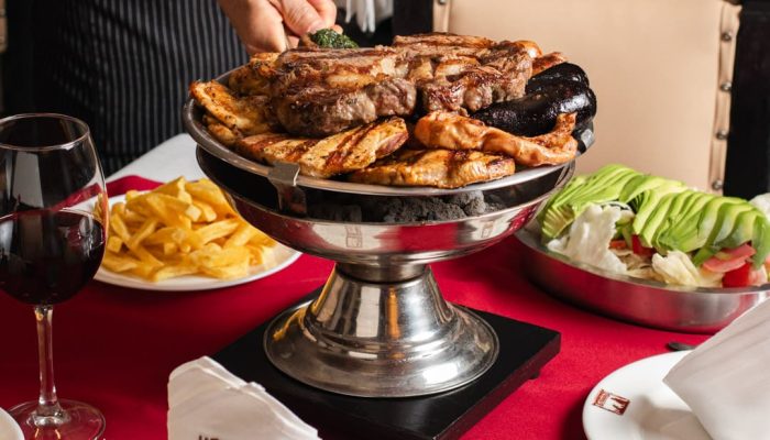 parrilla para dos